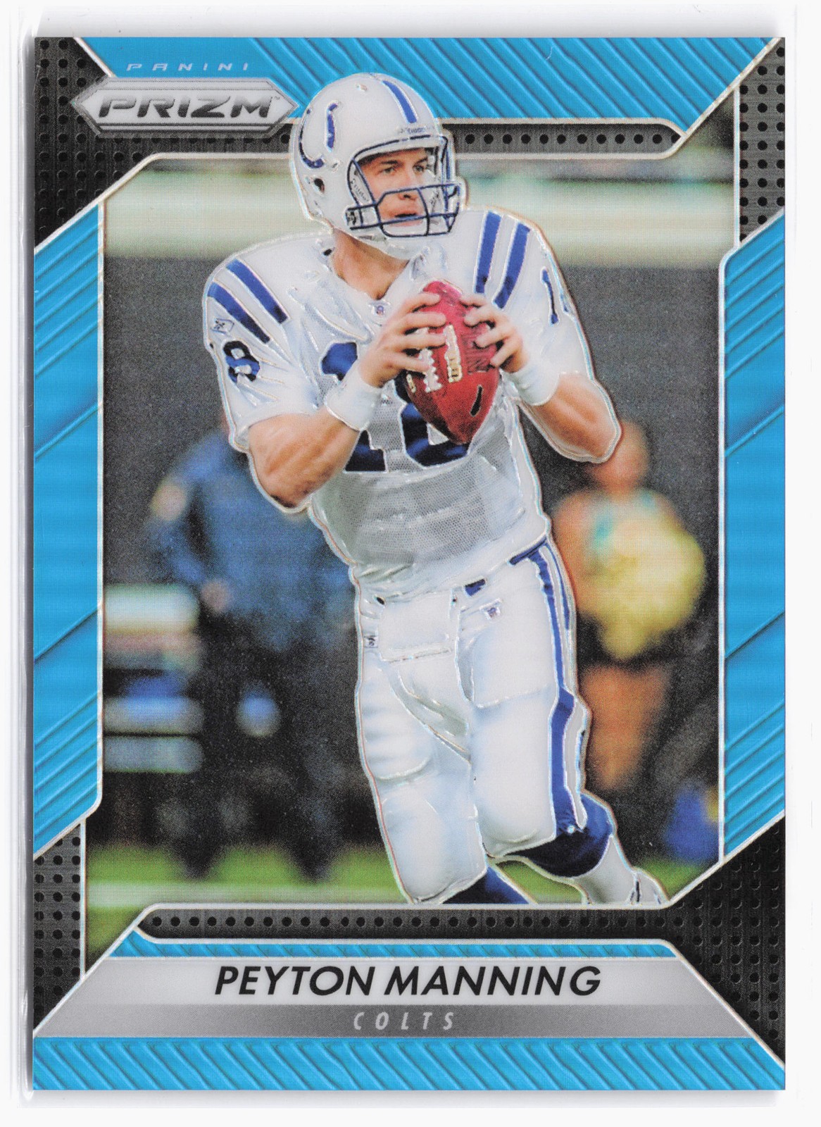 2016 Panini Prizm Light Blue #125 Peyton Manning #/199 Colts RC SP JA
