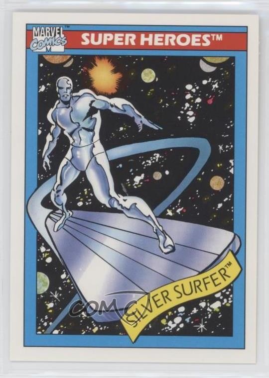 1990 Impel Marvel Universe Super Heroes Silver Surfer #32 0e3