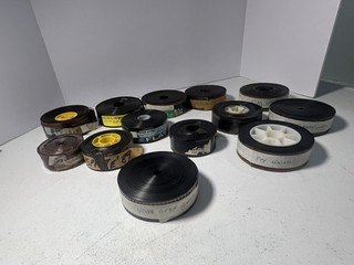 13 35mm Film Movie Theater Trailer Reel Lot