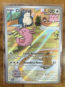 Pokemon Twilight Masquerade Collection Chansey Illustration 187/167