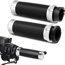 Amazicha 1inch Handlebar Grips, Cable Throttle Control Hand Grips Fit for Harley