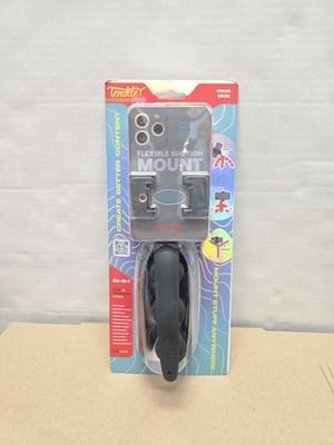 Tenikle Pro Flexible Tripod Bendable Suction Cup Camera Phone Mount, Black