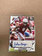 Jalen Berger 2021 Leaf Pro Set ARC Auto #PS-JB2 NrMt