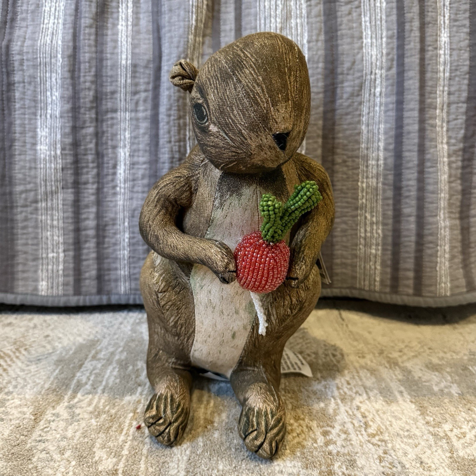 John Derian for Target Squirrel Decorative Pillow – Woodland Animal Plush Accent