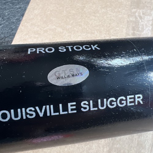 Willie Mays Signed Baseball Bat Louisville Slugger 34” SF Giants COA Player HOLO - Picture 4 of 11