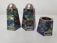 ATTAAHUA Sterling Silver set with polished abalone shell, USED