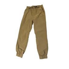 Public Supply Co. Boy Size 10/12 Medium Khaki Jogger Pants Pockets Lightweight
