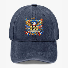 USA 250th Anniversary Hat 1776-2026 Patriotic Eagle American Flag Baseball Cap