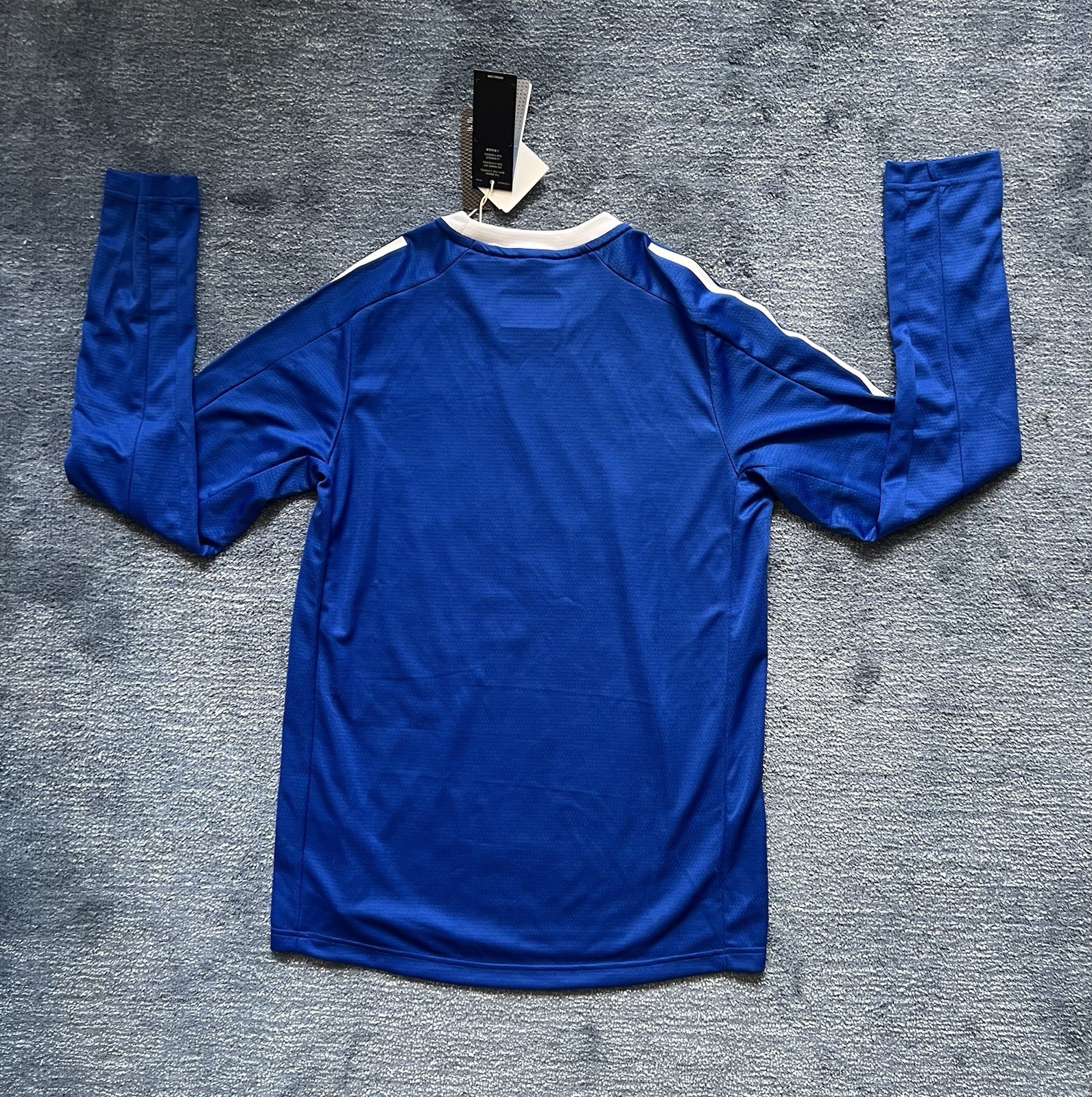 Adidas NHL Rangers Long Sleeve Tee Sz S Blue White NWT thumbnail 2