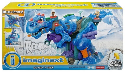 Rare Imaginext  Ultra T-Rex Ice Blue Dino Brand New in box VHTF  *Free Shipping*