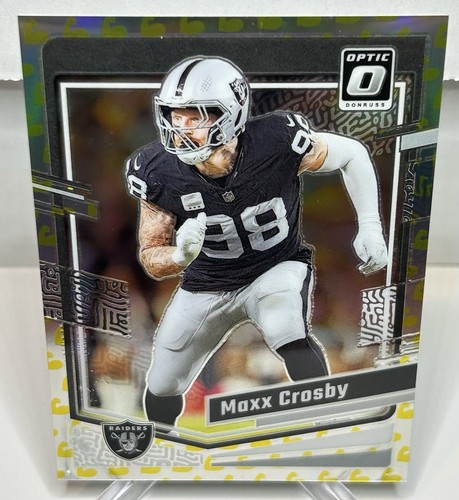 Maxx Crosby - 2023 Optic - Flex Prizm Refractor🔥Raiders🔥/149 - Bild 2 von 3