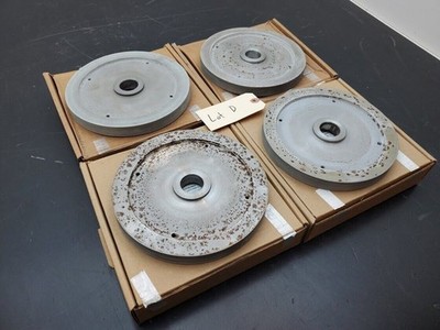 4x Turner Grooved 8'' Diamond Plated Grinding Wheel Sapphire 800 Grit (D)