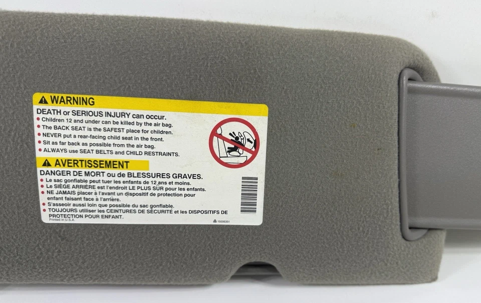 ✅ 03-06 CHEVY SILVERADO SIERRA PARASOLES PAR GRIS IZQUIERDA Y DERECHA *GRIS Foto 3 de 4