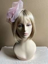 Pink Fascinator Feathers Headband Fashion Church Derby