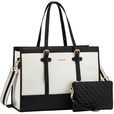 LOVEVOOK Laptoptaschen für Frauen 15,6 Zoll, Damenhandtaschen für Arbeit Business,