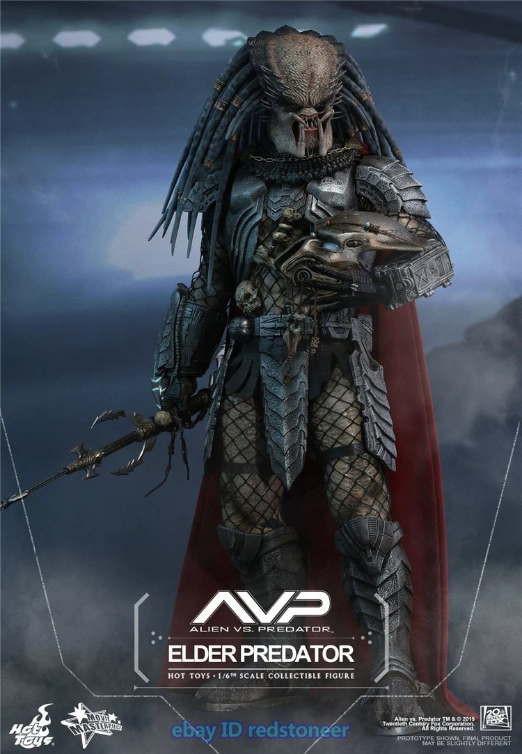 Hot Toy Predator 2 1/6 Grayback Elder Action Figure Model