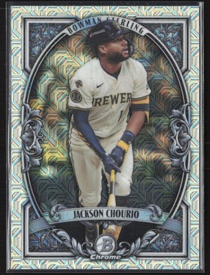 Jackson Chourio 2026 Bowman Chrome Mega Mojo Refractor Bowman Sterling #BST-1