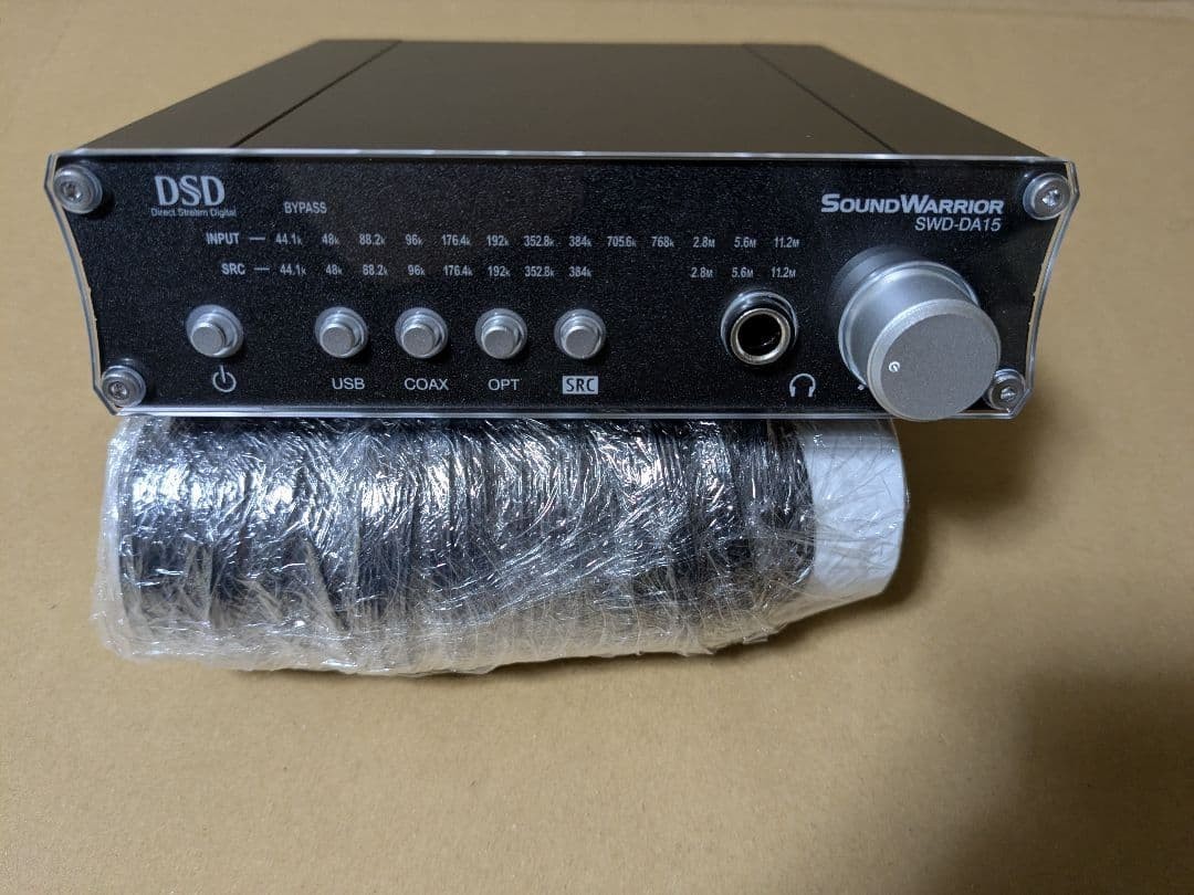 SOUND WARRIOR SWD-DA15 USB DAC Headphone Amp ES9018K2M PCM 768kHz