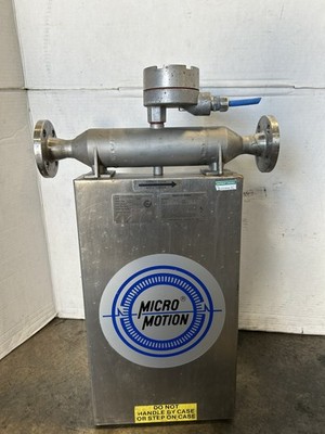 Micro Motion D S100S128 Mass Flow Sensor 2250PSIG 500mA 15V - Fittings Vary