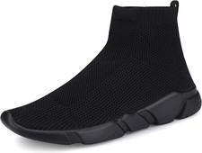 Women'S Slip on Socks Sneakers Walking Shoes Running Tennis Athletic Gym Workout