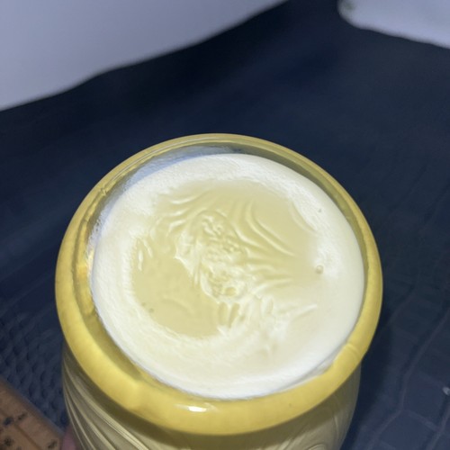 Vetro Fenton - Vaso a vortice in piuma da 6,5" giallo con custodia sovrapposta - Foto 5 di 6