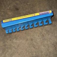 Mechanic Time Saver 10 Slot Magnetic Wrench Rack Holder Caddy Metric MTS USA