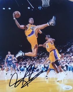 Dennis Rodman JSA Autographed 8x10 Signed NBA Lakers Forum Basketball Photo COA!