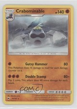 Crabominable Pokemon Sun & Moon Burning Shadows #74