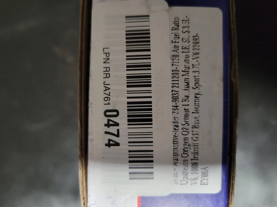 Sensor de oxigênio relação combustível ar upstream 234-9037 para 2010-2009 Nissan Murano 3.5L - Imagem 2 de 4