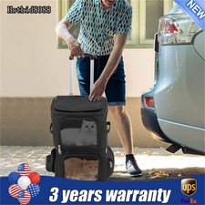 Double-Compartment Pet Rolling Carrier Pet Carrier with Wheels Pet Trolley Bag