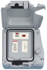 Contactum RCD Fused 13A Connection Unit 4904SR 1 Gang IP66 Unswitched Latching