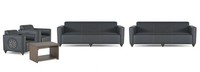 Stilvolle Arbeitszimmer MöBel Designer 2X 3-Sitzer 2X Sessel Couchtisch