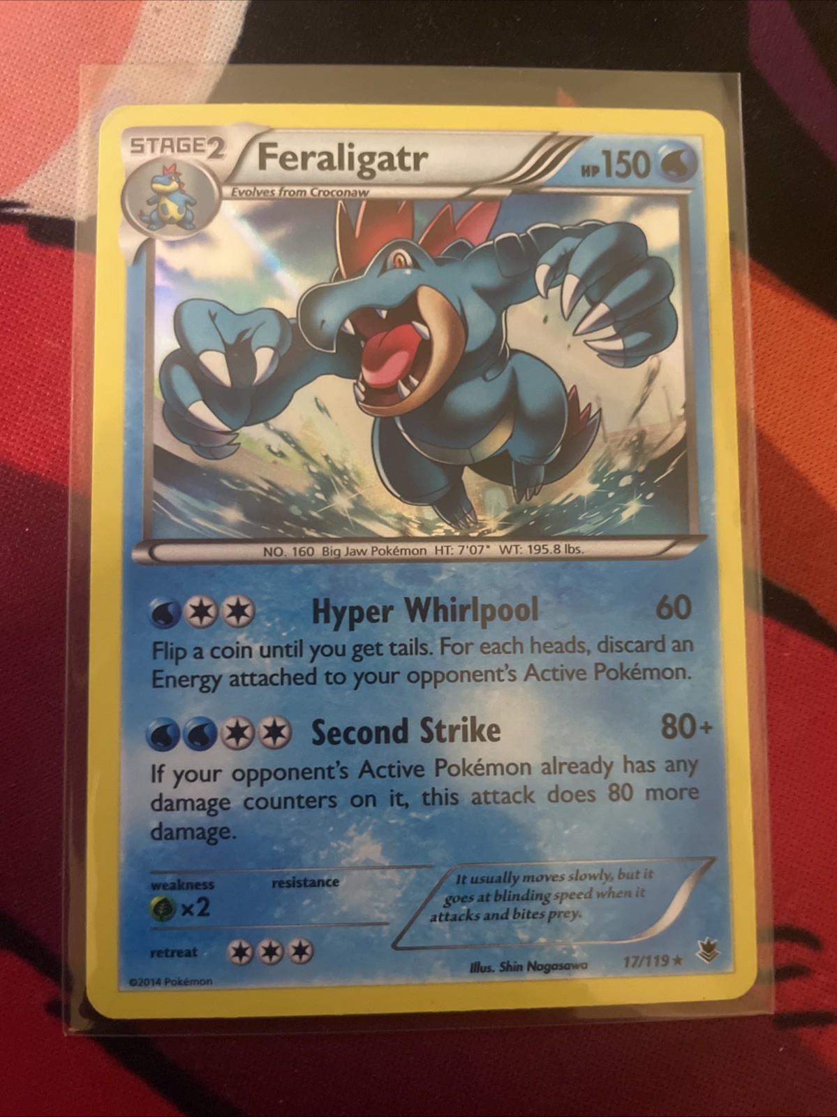 Feraligatr 17/119 XY - Phantom Forces Reverse Holo