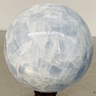 Natural Blue Celestite Crystal Sphere Ball Healing Madagascar 2460G (5.42LB) — photo 8