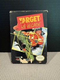 Target: Renegade Nintendo NES COMPLETE Game + Box + Manual