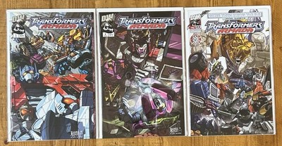 Transformers Armada #1,2,3 NM Lot 2002 Dreamwave