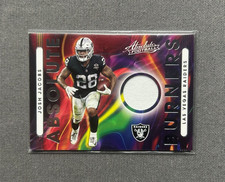 Josh Jacobs - 2021 Panini Absolute Burners Jersey Relic Card #AB6