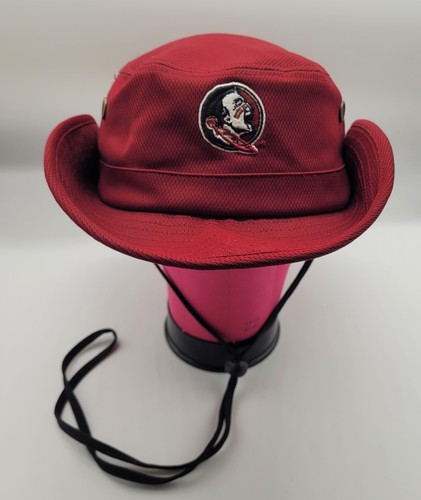 Florida State Seminoles Hat Cap Strap Back One Size Red NCAA Football Mens - Picture 5 of 15