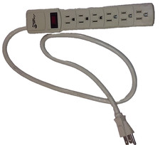 Power Sentry Surge Protector 6 Outlet Power Strip Model 100208