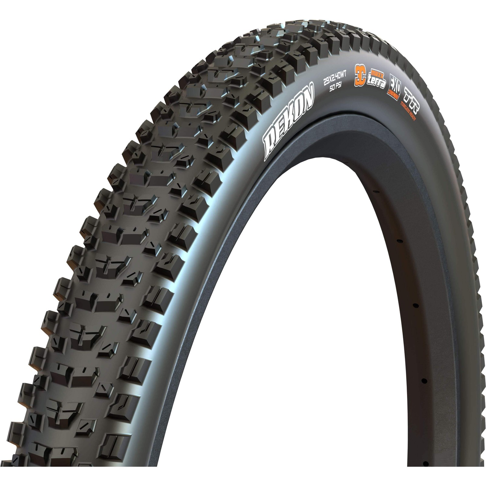 Maxxis Rekon 29x2.40 WT 60 TPI Folding Dual Compound EXO Tubeless Tyre