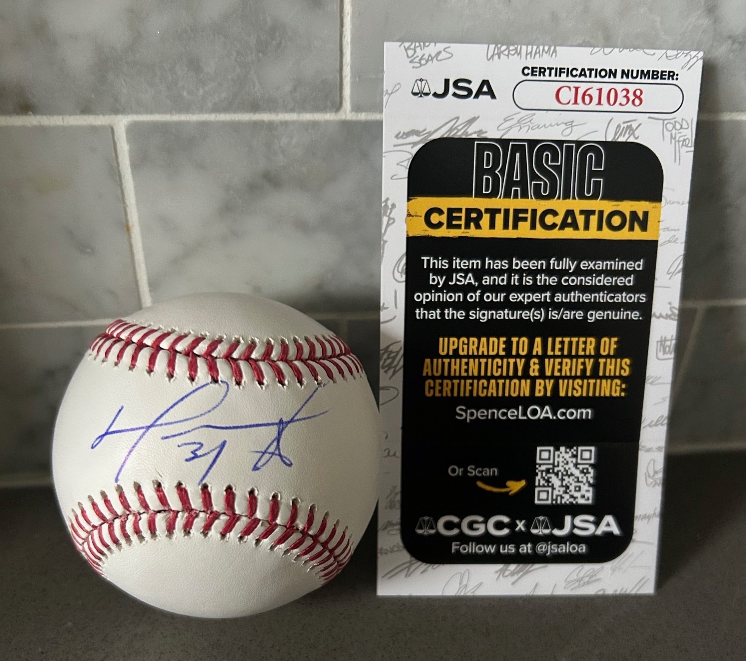 David Ortiz Autographed Signed Boston Red Sox Legend HOF ROMLB Baseball With JSA COA 