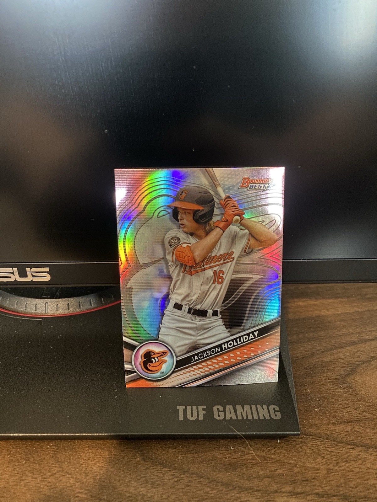 2022 Bowman’s Best Jackson Holliday Refractor #TP-2. Baltimore Orioles.