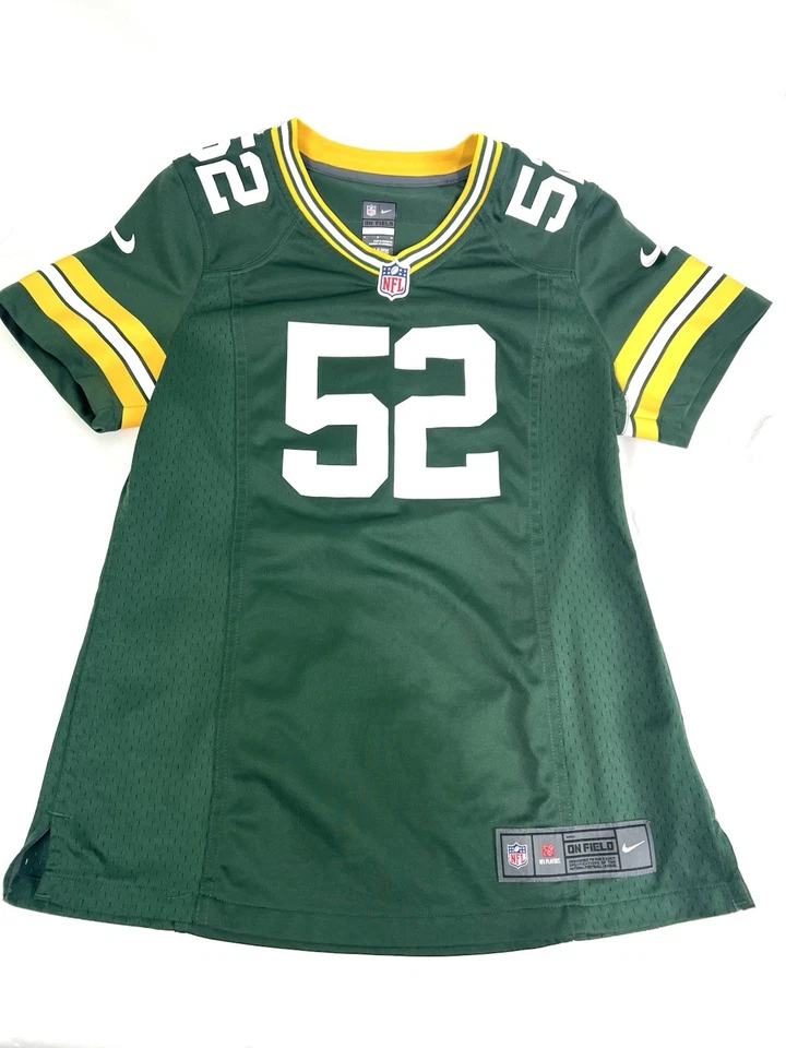 Camiseta para mujer Nike On Field Green Bay Packers Clay Matthews mediana Foto 3 de 4