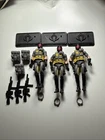 GI Joe Cobra 25th Anniversary 2008  Target Exclusive Cobra Python Viper Pilot x3