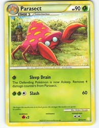 Parasect 48/123 HeartGold & SoulSilver Uncommon