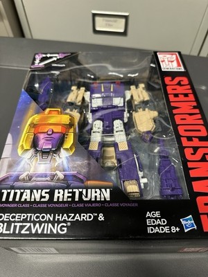 Hasbro Transformers Hazard & Blitzwing Action Figure - Titans Return - New