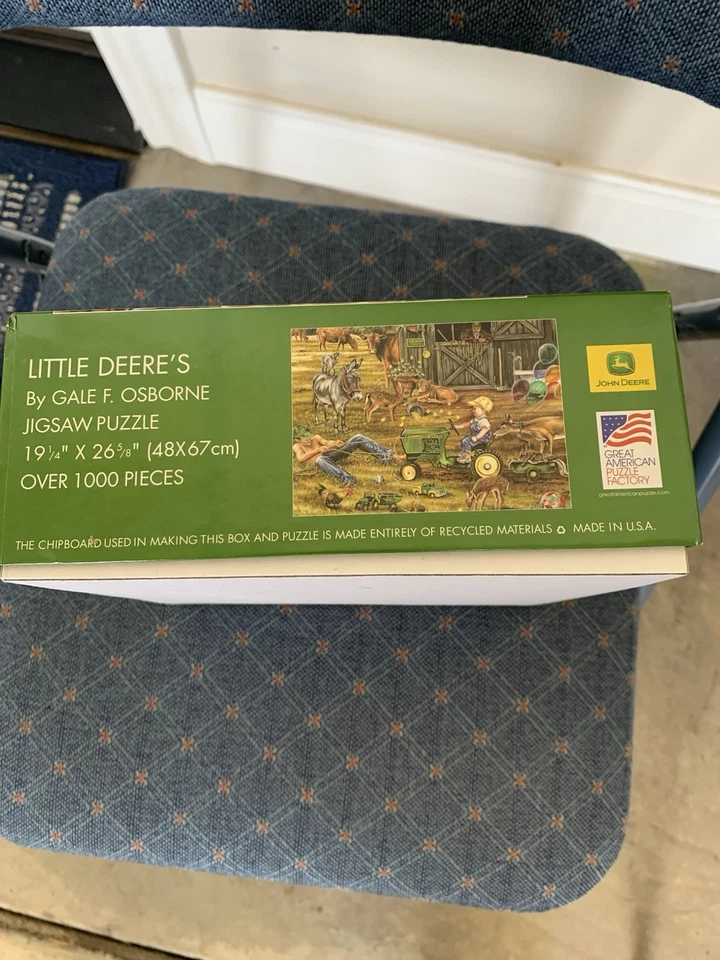Rompecabezas John Deere 1000 piezas llamado Little Deere’s Foto 2 de 2