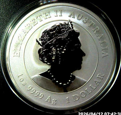 2021 ** Australia $1 Lunar ** Year of the Ox ** 1 oz. .9999 Silver