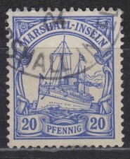 Dt. Kolonie Marshall Inseln, german colony Marshall Islands Nr. 16 (2), 1901 o