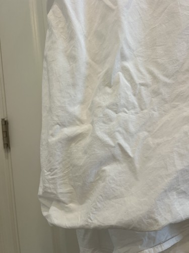 Lenzuolo PiuBelle Bianco Casale Cottage King Made In Portugal 100% Cotone - Foto 7 di 7